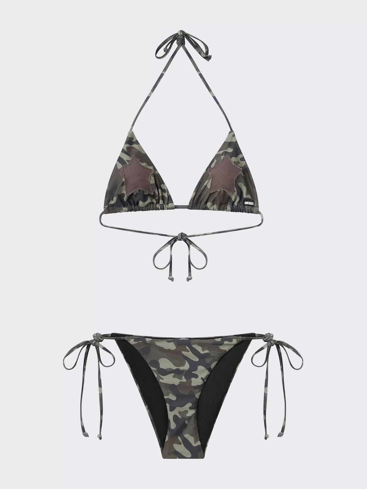 Flash Sale Minga London Combat Starlet Camo Triangle Bikini Top Multi