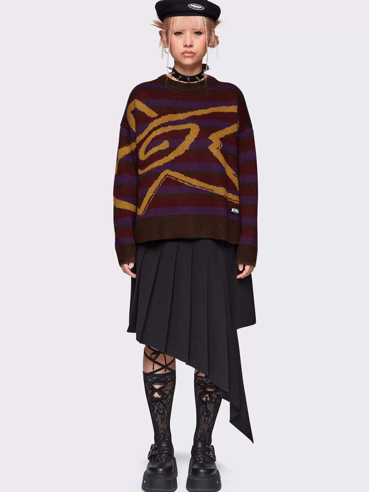 Outlet Minga London Cosmic Striped Sweater Multi