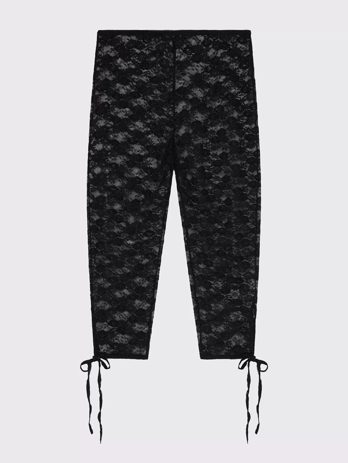 Best Sale Minga London Elara Lace Capri Leggings Black