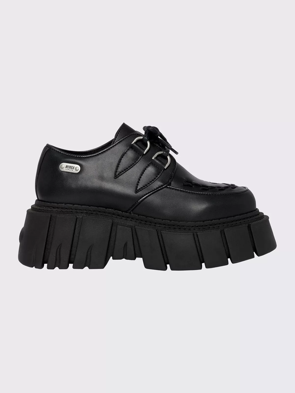Shop Minga London Gig Creeper Shoes Black