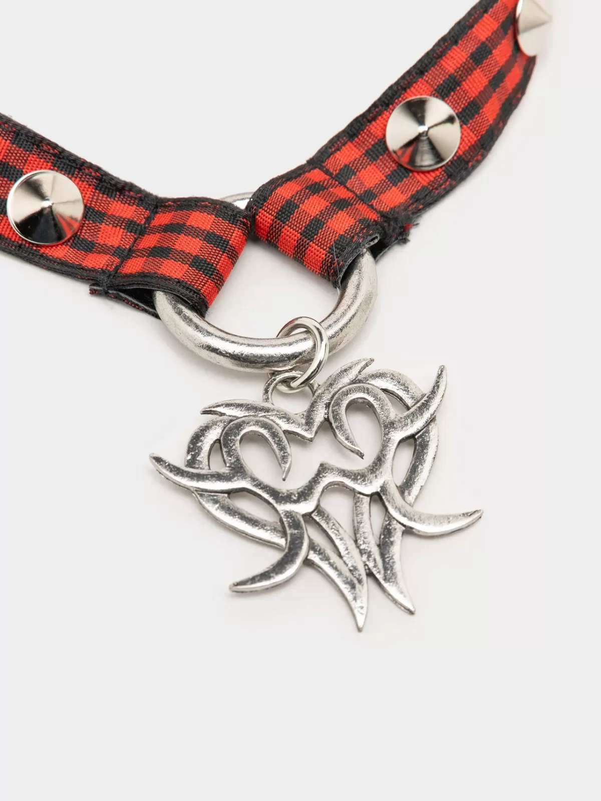 Online Minga London Heart Of Thorns Pendant Choker Necklace Red