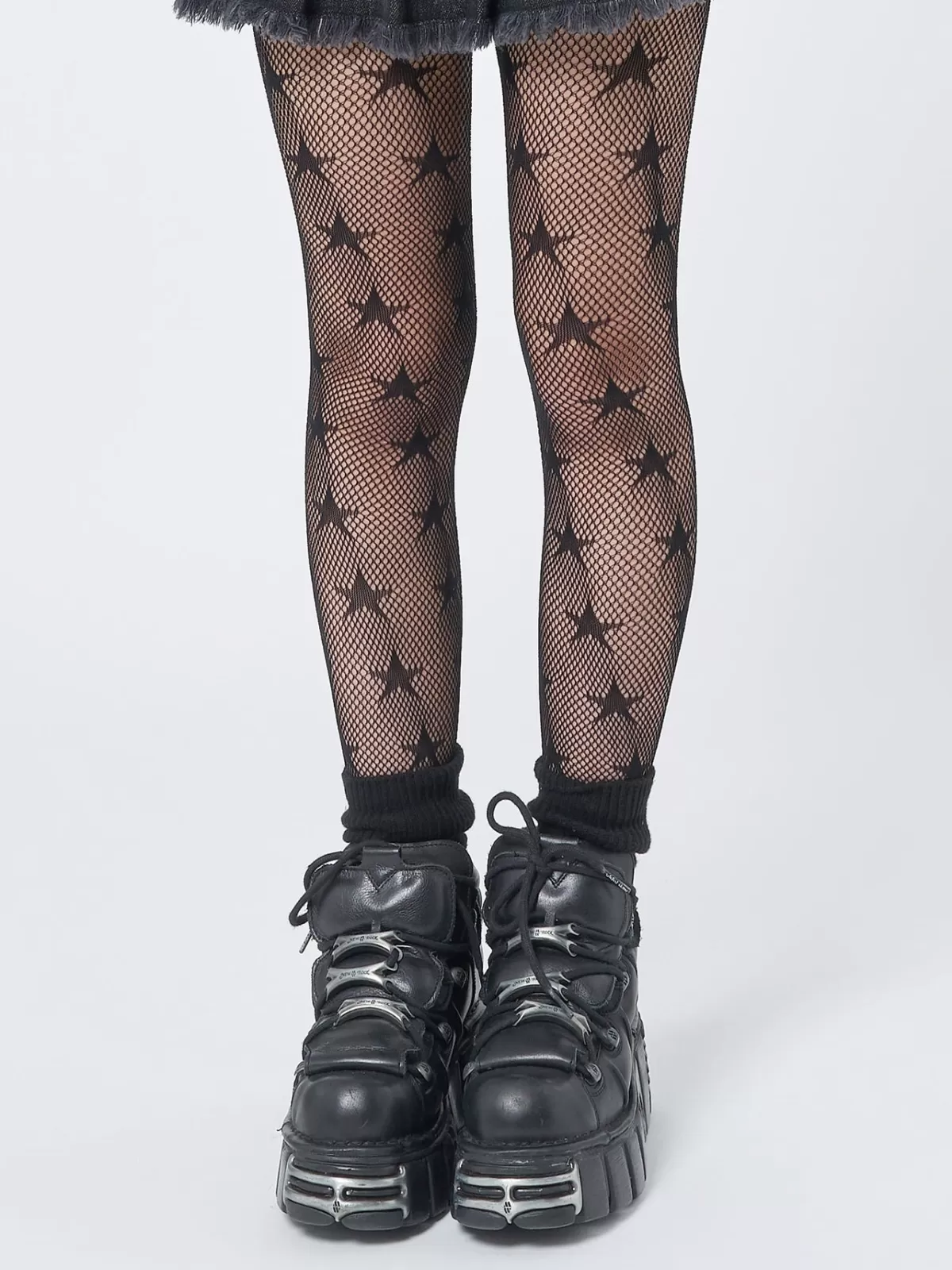 Outlet Minga London In The Stars Fishnet Tights Black