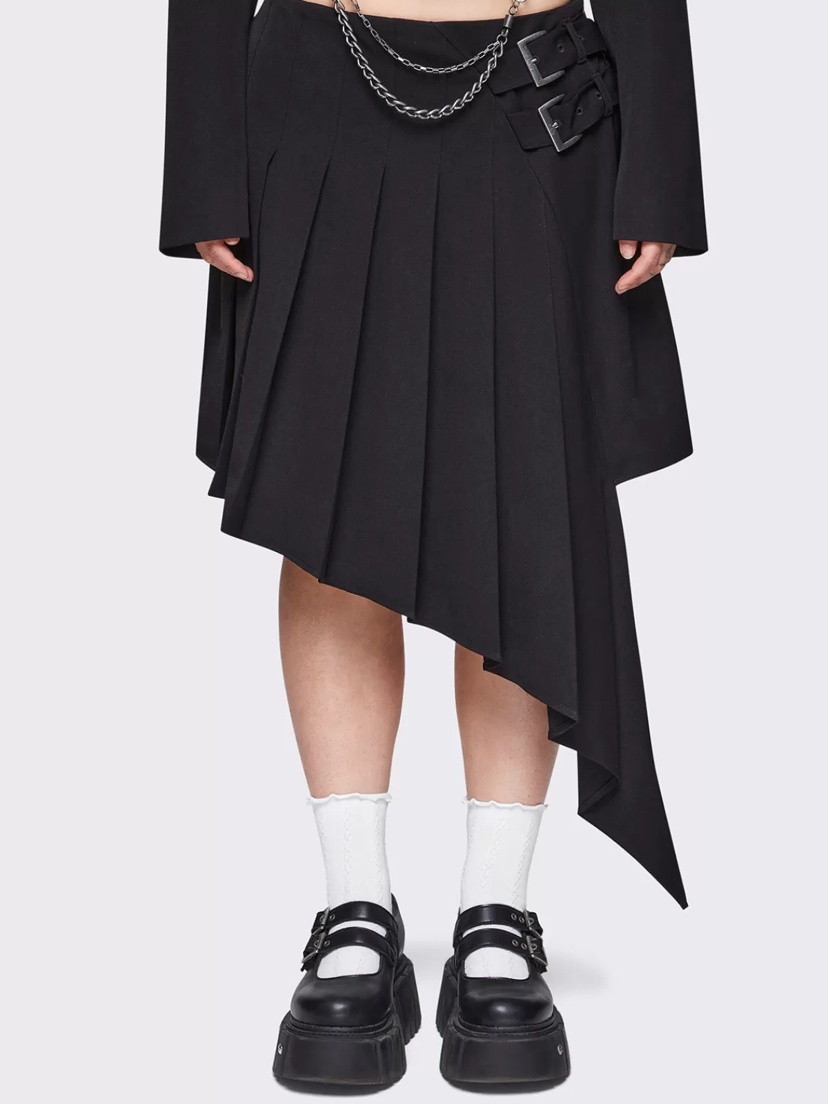 Online Minga London Kya Asymmetric Skirt Black