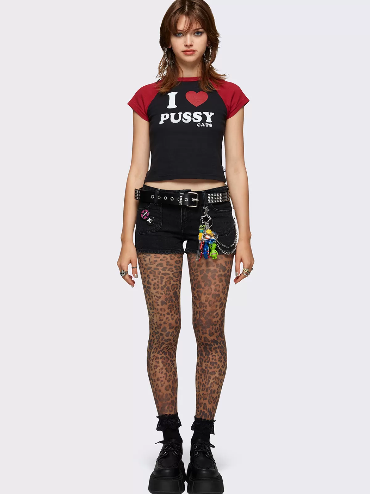 Store Minga London Leopard Riot Tights Multi