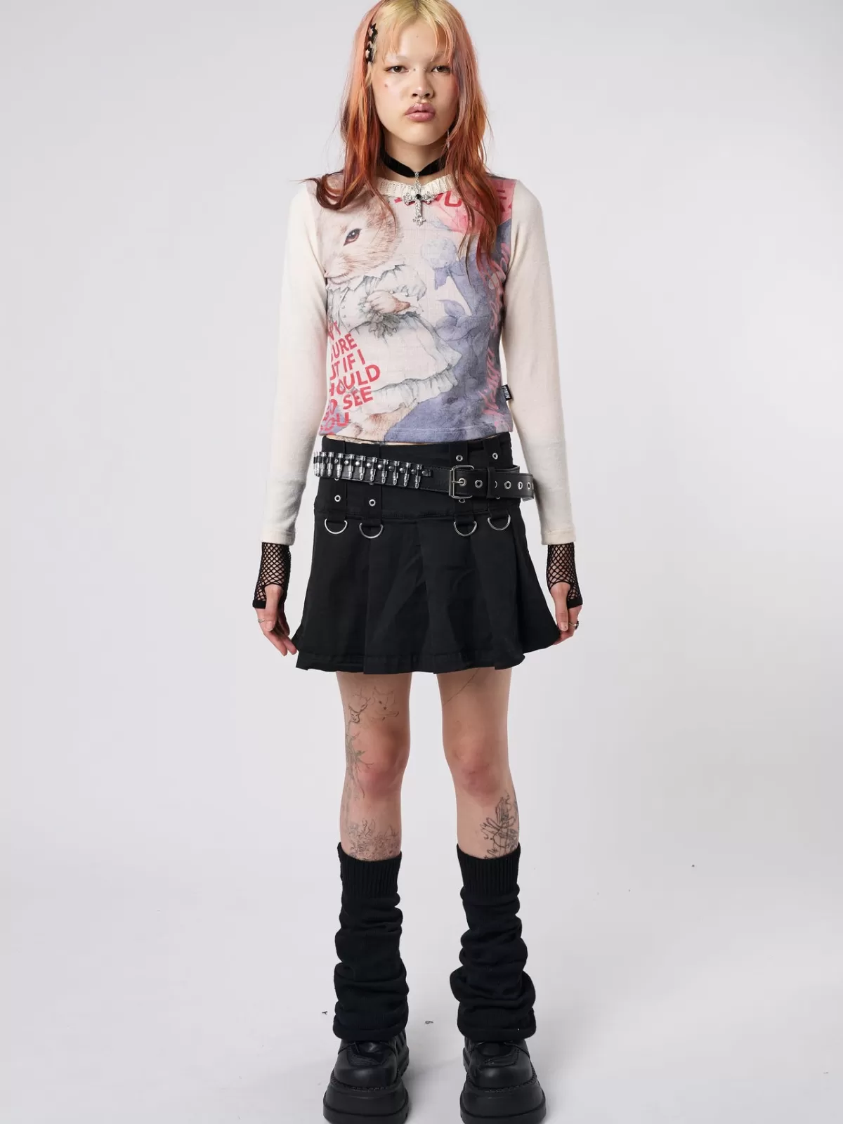 Cheap Minga London Main Character Rabbit Graphic Top Cream