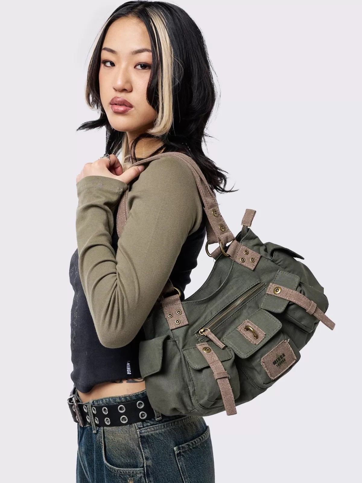 Best Minga London Minga Utility Multi Pocket Bag Green