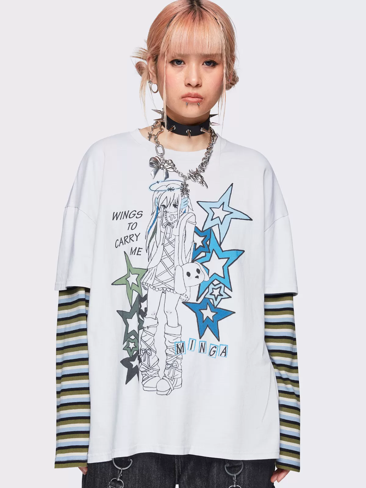 Best Sale Minga London Minga X Dakota Braun Layered T-shirt Multi