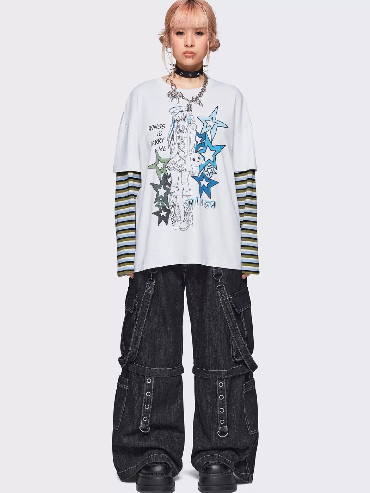 Best Sale Minga London Minga X Dakota Braun Layered T-shirt Multi