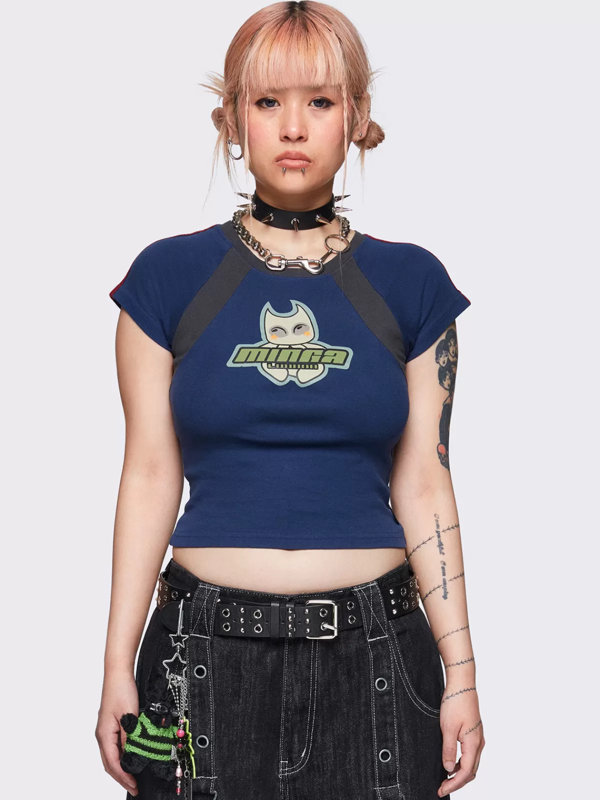 Store Minga London Orbit Baby Tee Blue
