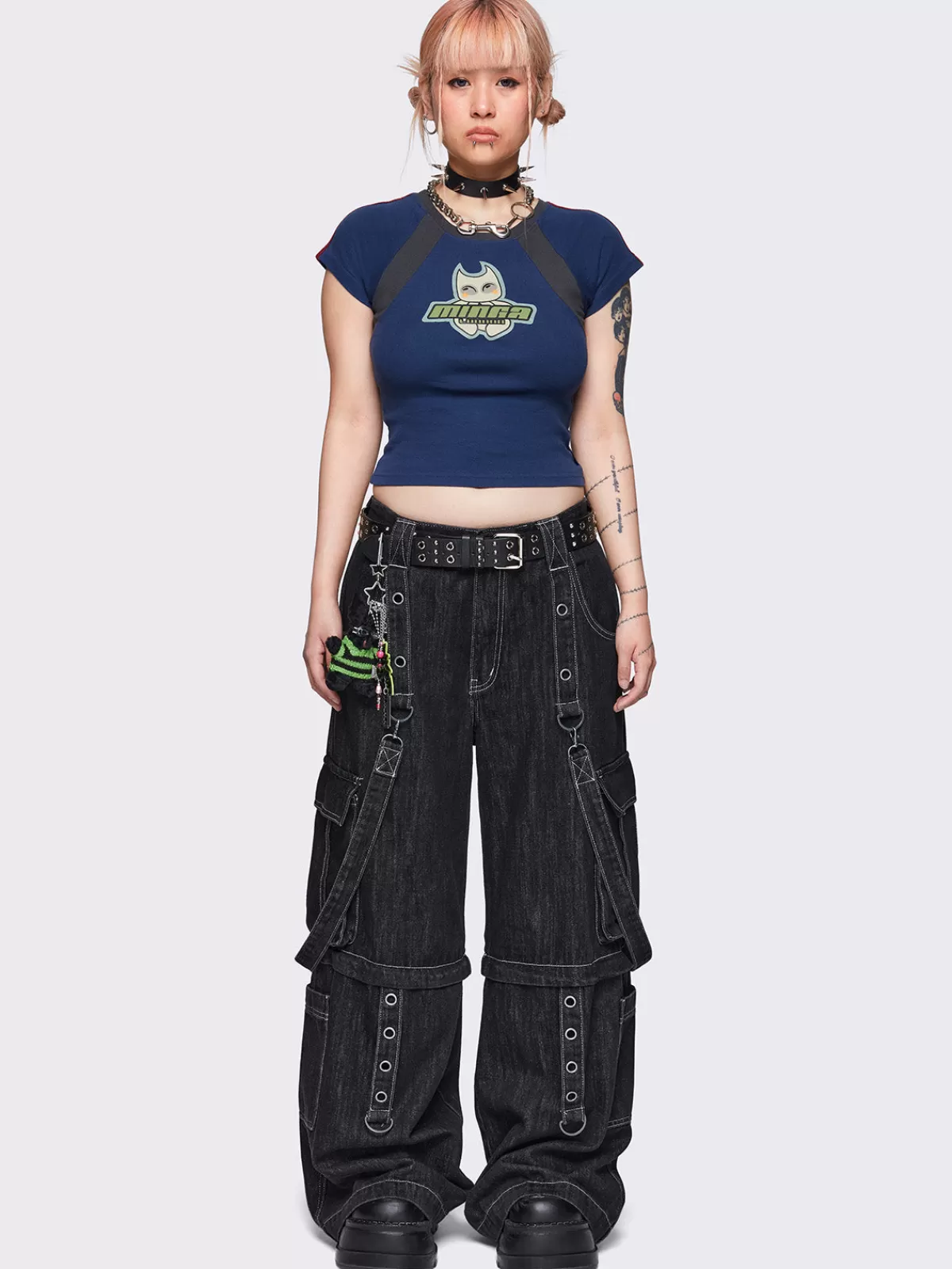 Store Minga London Orbit Baby Tee Blue