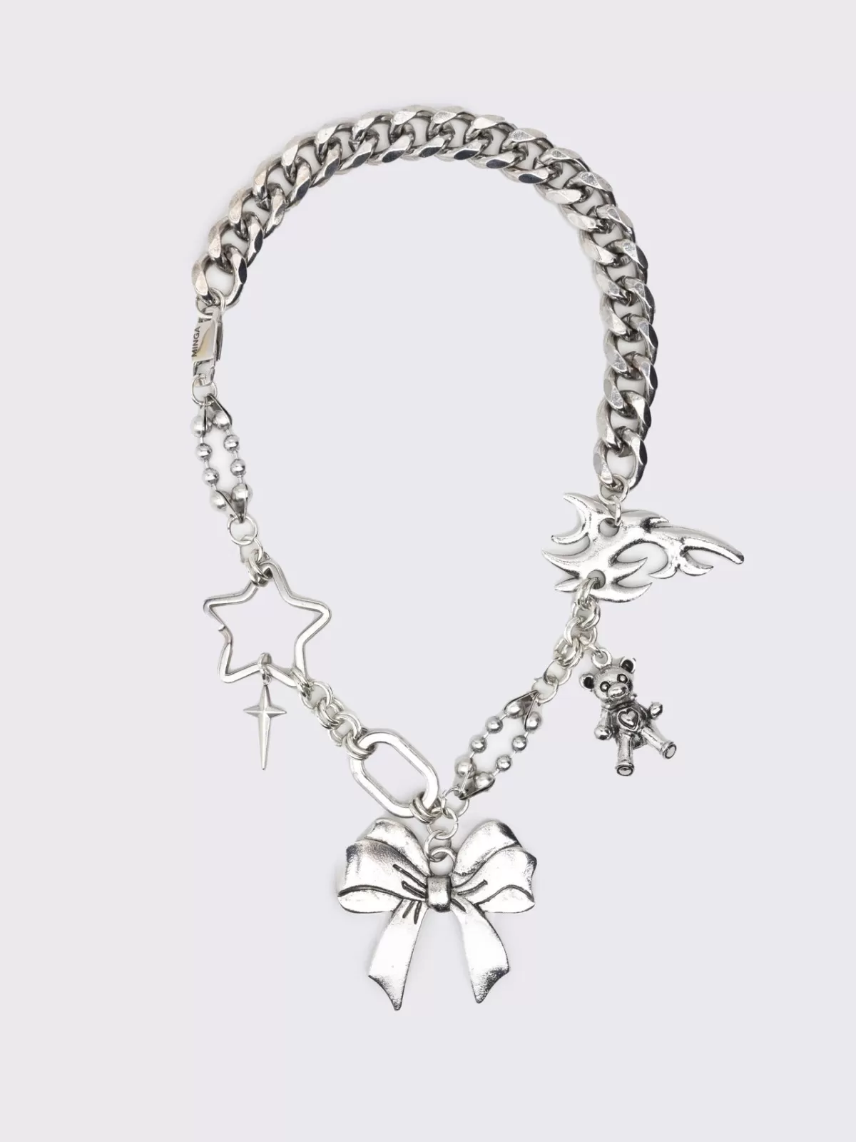 Best Minga London Sweet Dreams Charm Necklace Silver