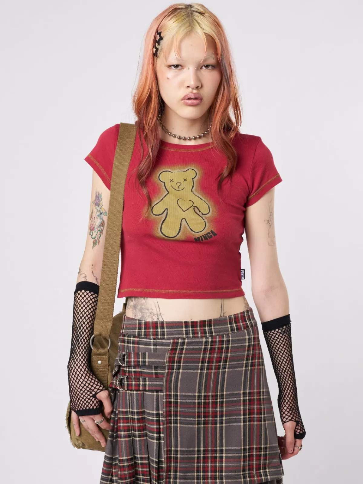 Flash Sale Minga London Teddy Baby Tee Red
