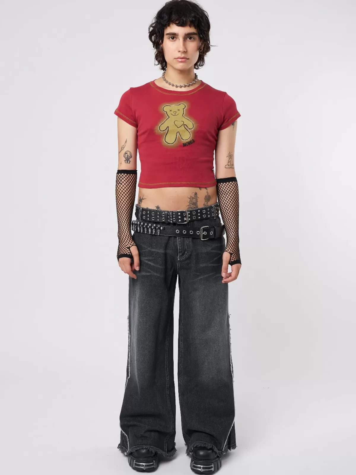 Flash Sale Minga London Teddy Baby Tee Red