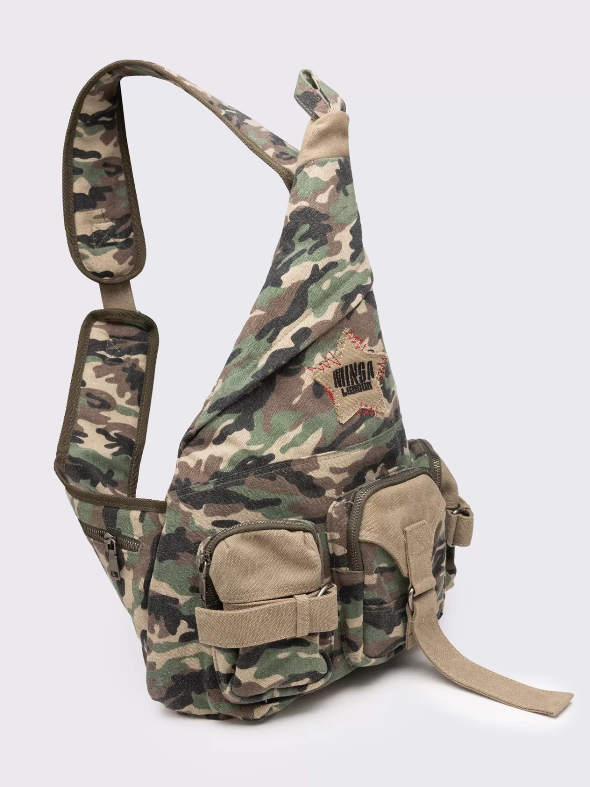 Cheap Minga London Urban Star Camo Sling Bag Multi