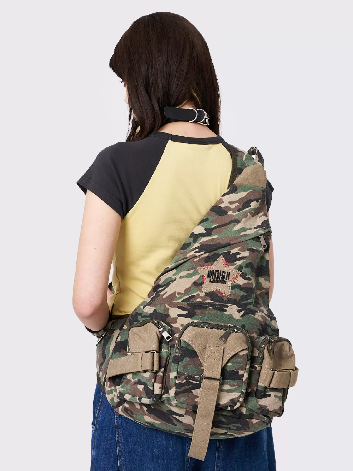 Cheap Minga London Urban Star Camo Sling Bag Multi