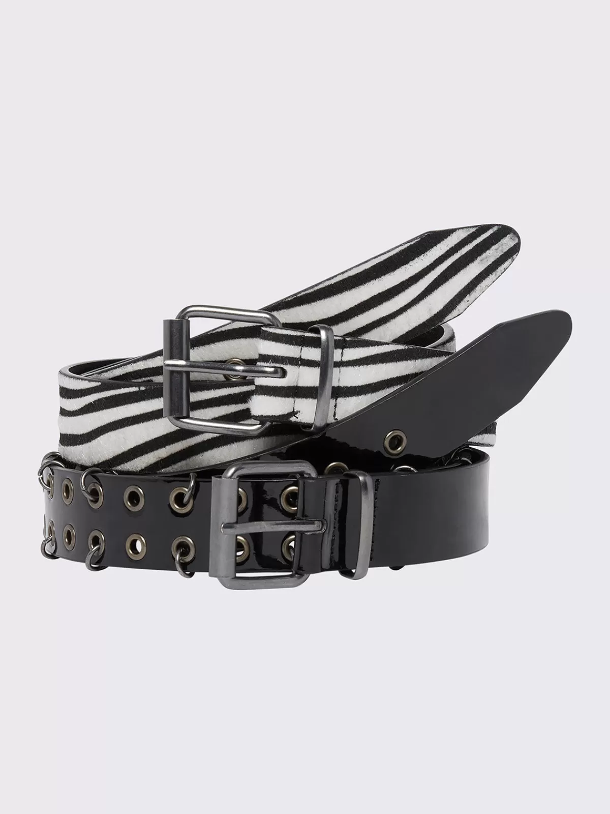 Cheap Minga London Vixen Zebra 2 Pc Belt Set Multi